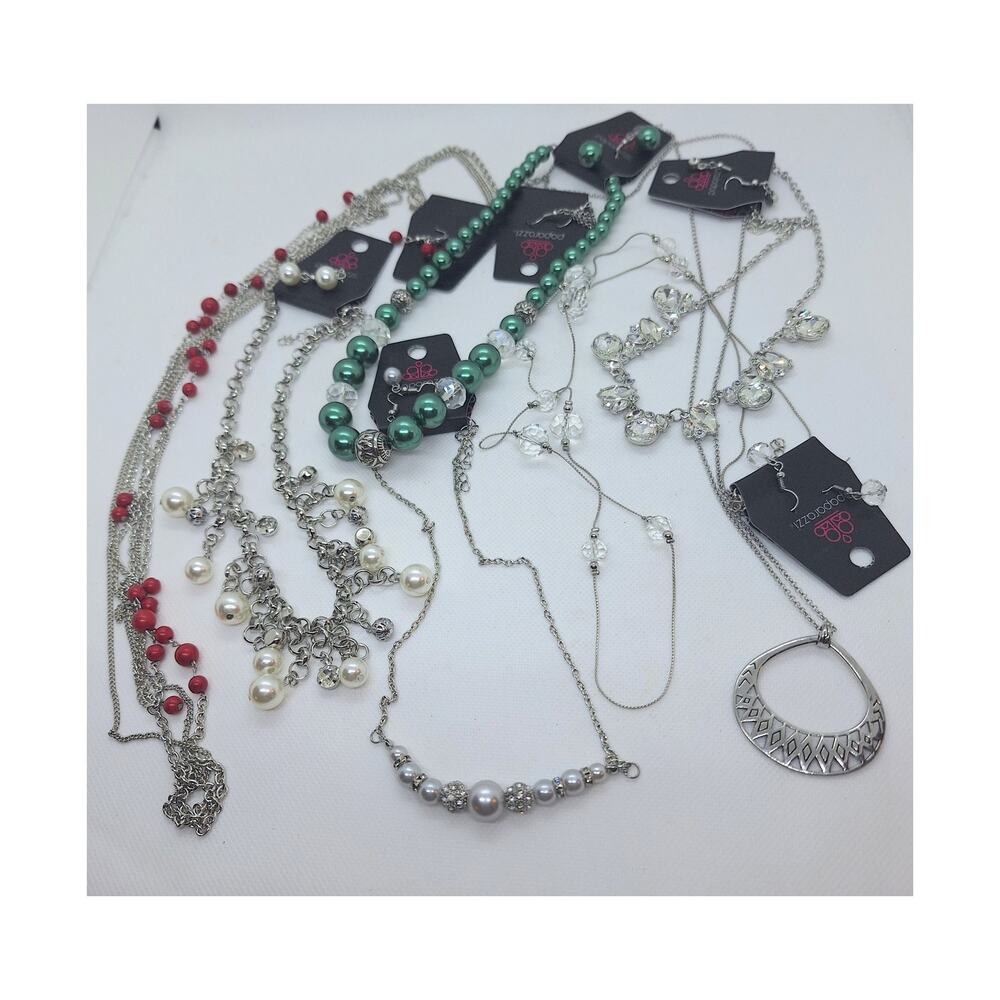 Paparazzi Jewelry Lot of 7 Assorted Necklace Sets